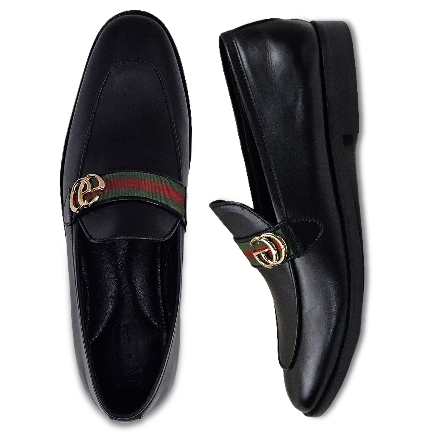 Men's Black Leather Formal Shoes, Style 8503