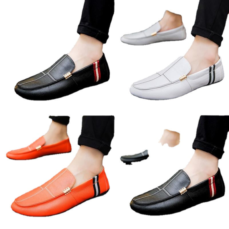 Men's White Loafers