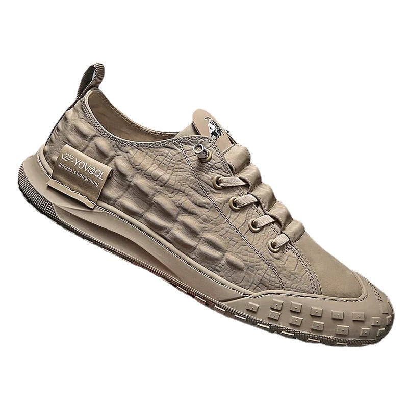 Men's Green Canvas Sneakers – Breathable
