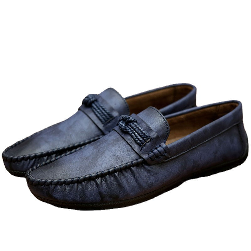 Men's Brown Leather Loafers