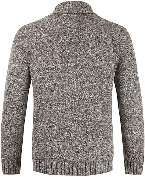 Men's Autumn Winter Casual Soft Warm fashion Double Breasted Cardigan Lapel Men Outerwear