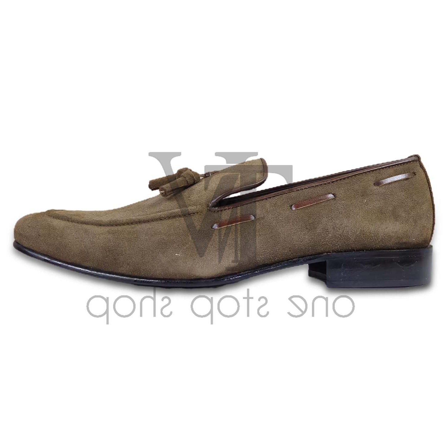 Men's Black Leather Shoes, Style 8855