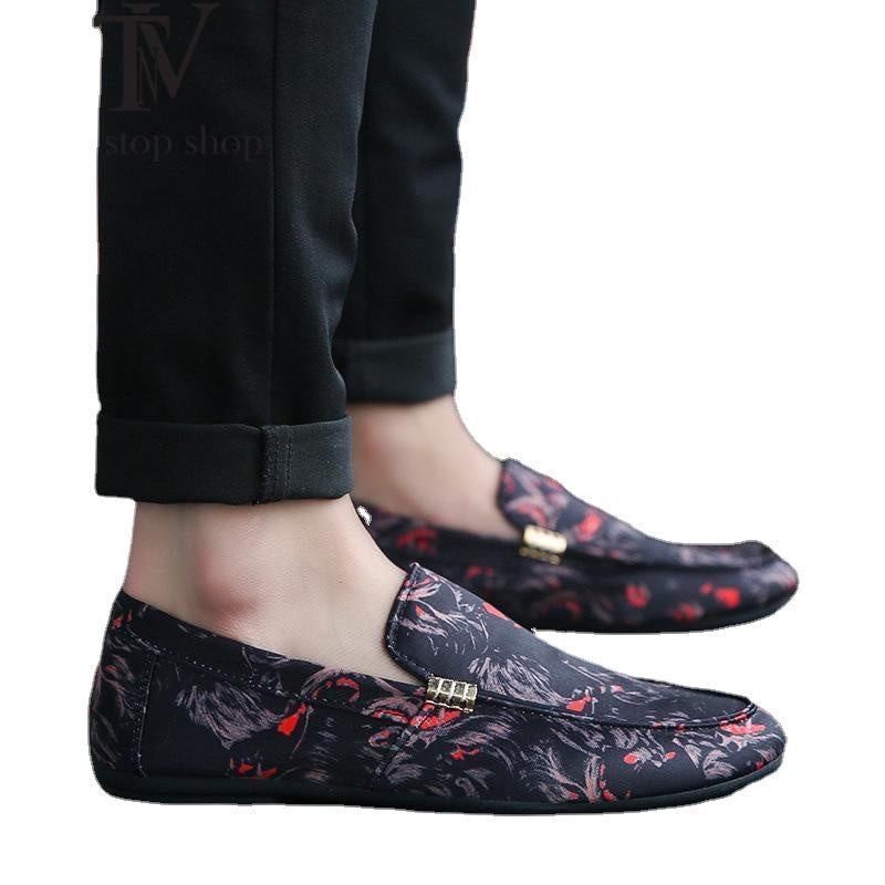 Men's Red Loafers – Style 12