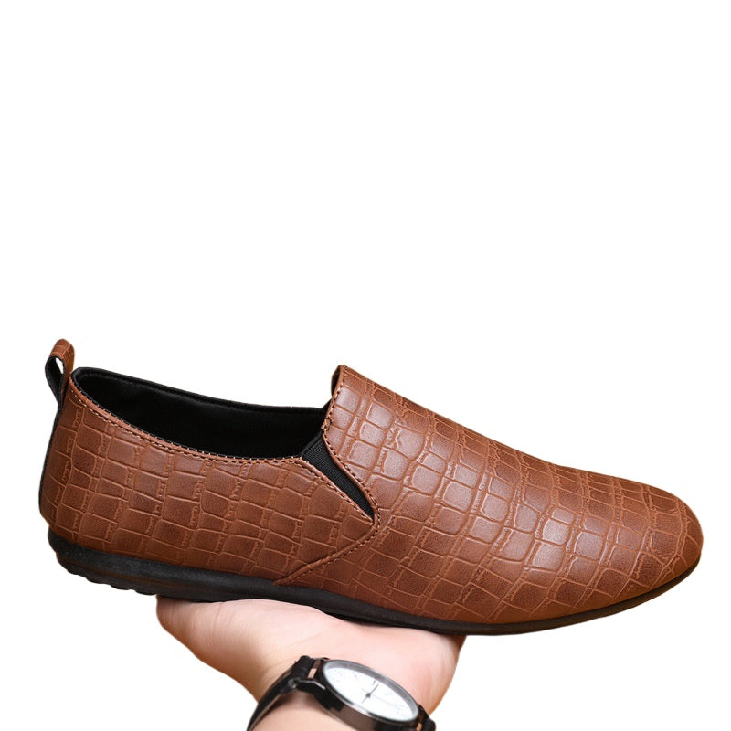Spring and summer social guy casual shoes trendy shoes Doudou shoes men's lazy shoes cover feet and pedal men's shoes foreign trade