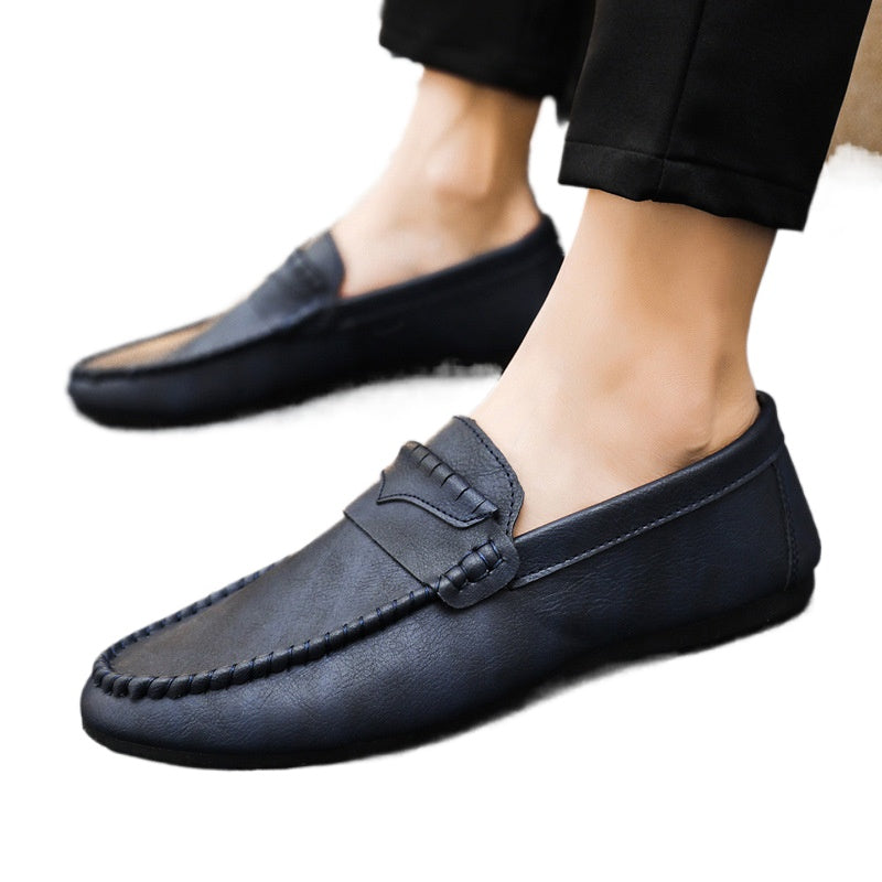 Men's shoes 2024 summer new loafers men's versatile casual shoes Korean version trendy British shoes men's trendy shoes