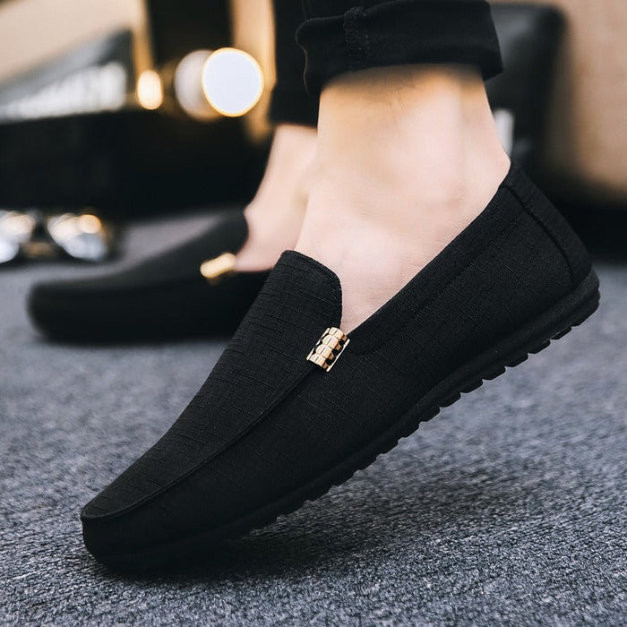 Doudou shoes men's summer 2025 new low-cut men's casual shoes lazy one-on-one Korean version versatile trendy shoes for men(P)