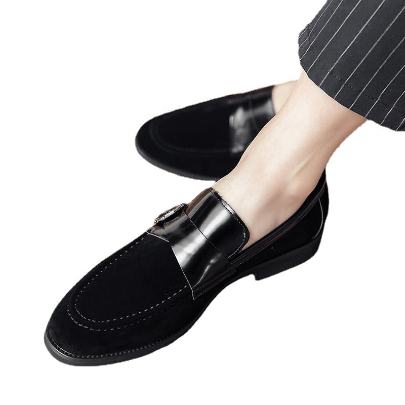 Men's Black Leather Formal Shoes, Style 9495
