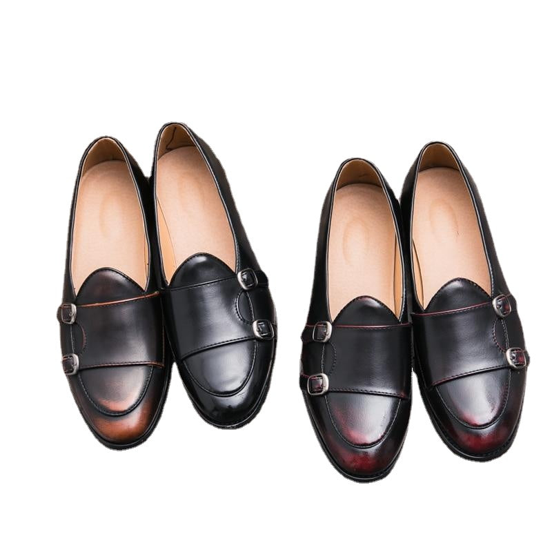 Men's Brown Leather Moccasin Loafers