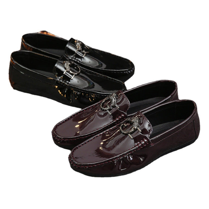 men's one pedal driving shoes wild casual trend student shoes