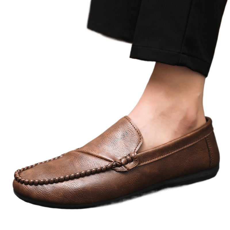 Spring and summer Doudou shoes versatile casual shoes men's lazy shoes breathable one pedal driving men's shoes foreign trade large size 4546