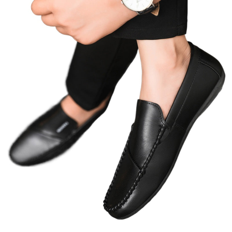 Spring and summer Doudou shoes versatile casual shoes men's lazy shoes breathable one pedal driving men's shoes foreign trade large size 4546