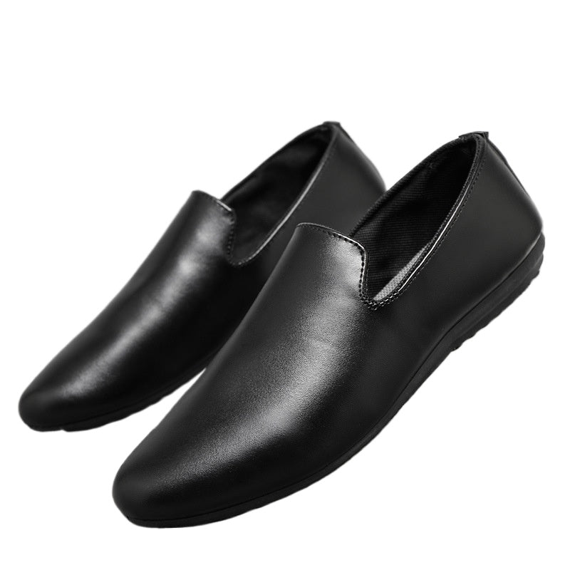 Spring and summer casual shoes trendy shoes men's foot-fitting Doudou shoes men's lazy shoes foot-fitting trend one-pedal men's shoes cloth shoes