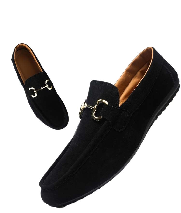 Spring and autumn social guy casual shoes trendy shoes Doudou shoes men lazy shoes cover feet and pedal men's shoes cross-border