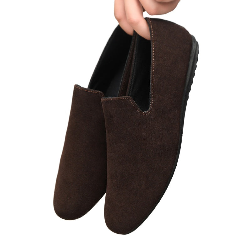 Spring and summer social guy casual shoes trendy shoes Doudou shoes men's lazy shoes cover feet and pedal men's shoes foreign trade