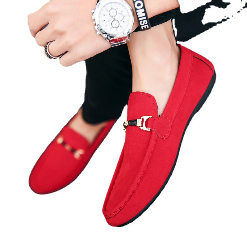 Spring casual shoes tide shoes men's fashion peas shoes men's lazy shoes set foot trend a pedal men's shoes