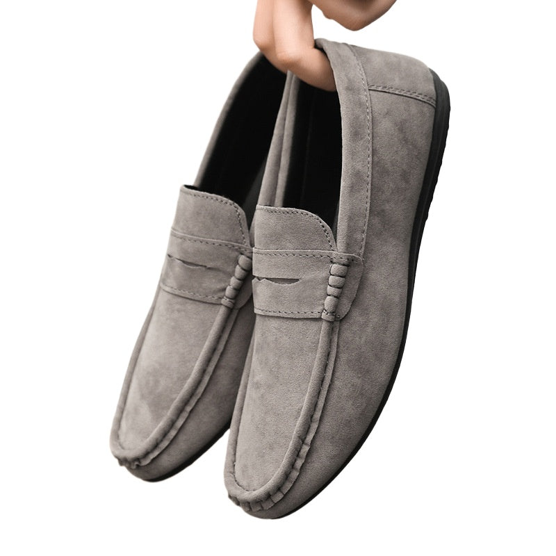 Spring and autumn social guy casual shoes trendy shoes Doudou shoes men lazy shoes cover feet and pedal men's shoes cross-border