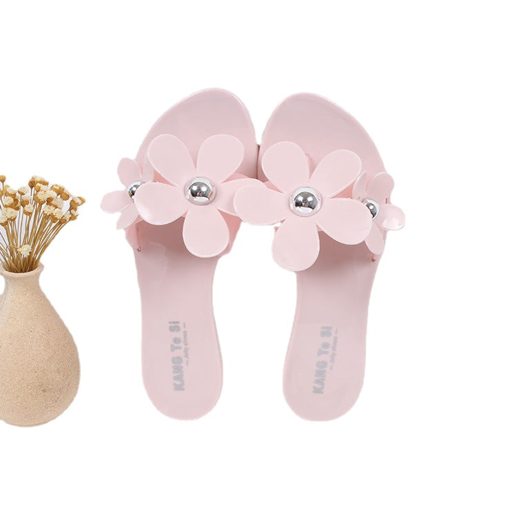 flat beach female casual sandals and slippers-2019