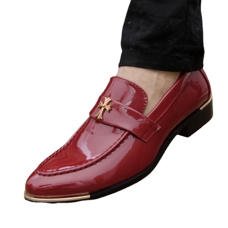 Men's Black Leather Loafers – Style 10