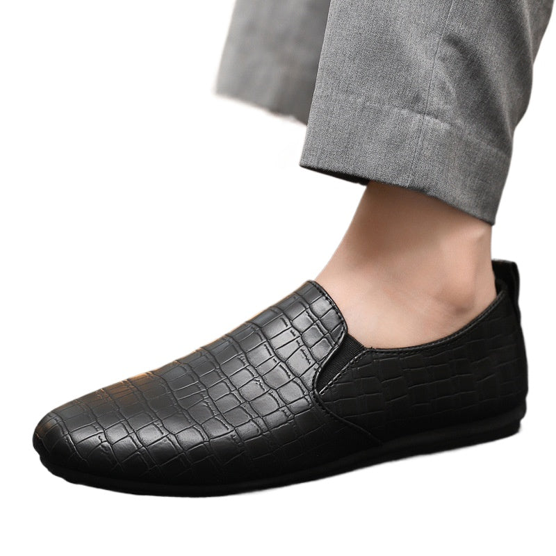 Spring and summer social guy casual shoes trendy shoes Doudou shoes men's lazy shoes cover feet and pedal men's shoes foreign trade