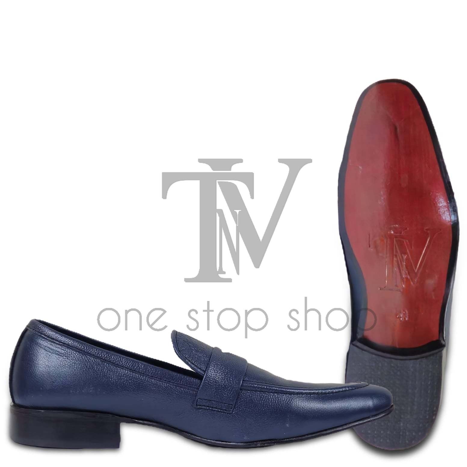 Men's Black Leather Shoes, Style 8215