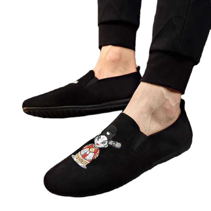 Men's Black Loafers – Style 56