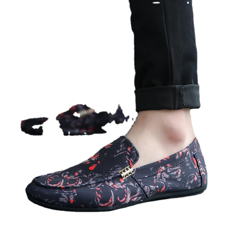 Men's Red Loafers – Style 12
