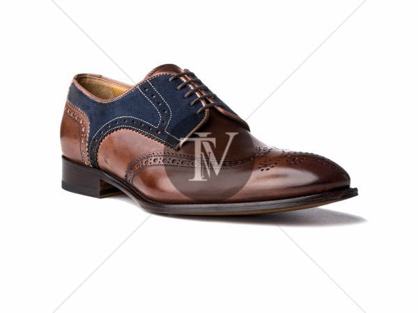 Dual color formal leather shoes 2025(P)