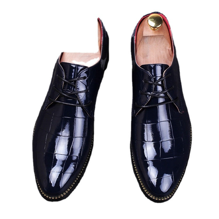 men's business casual men's shoes England increased groom knot