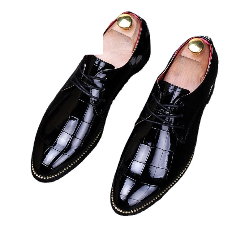 men's business casual men's shoes England increased groom knot