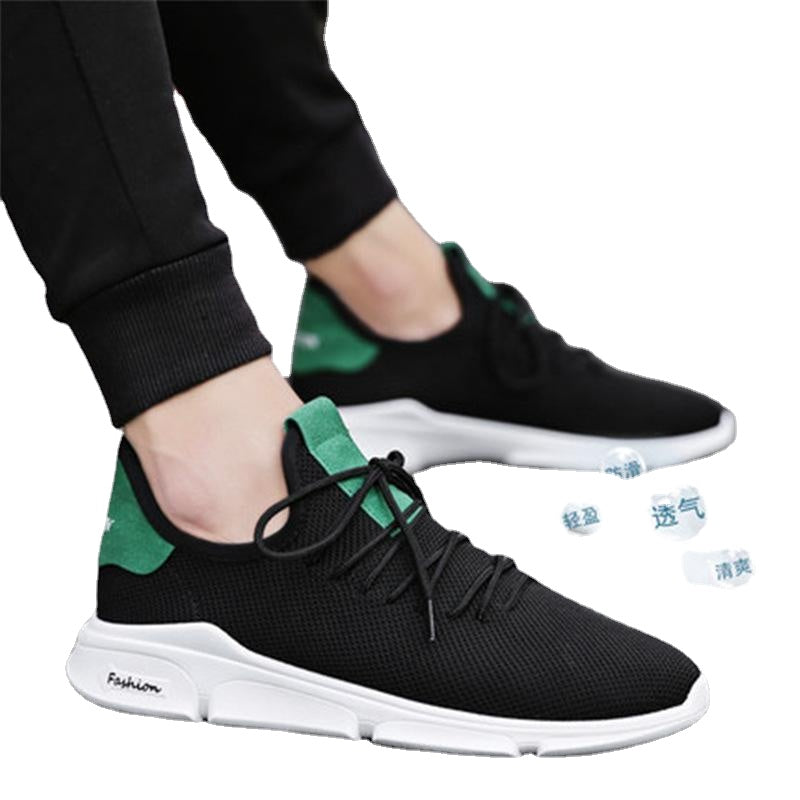 canvas student shoes men sneaker lace up casual shoes