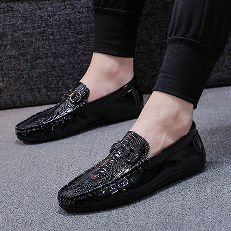 One foot pea bean shoes male 2023 spring Korean lazy shoes wild casual shoes trend shoes set foot men shoes