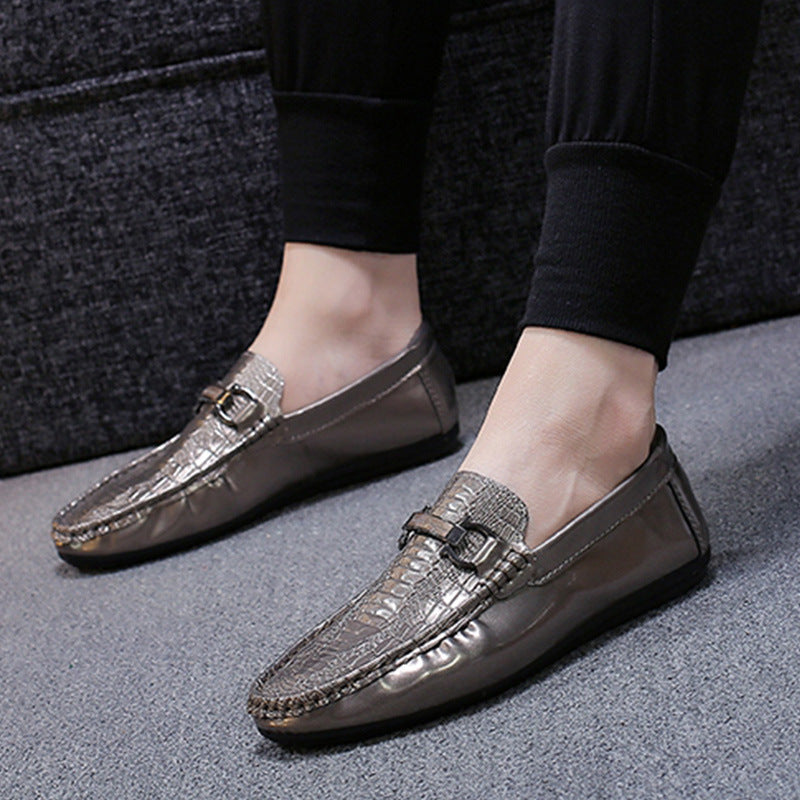 One foot pea bean shoes male 2023 spring Korean lazy shoes wild casual shoes trend shoes set foot men shoes