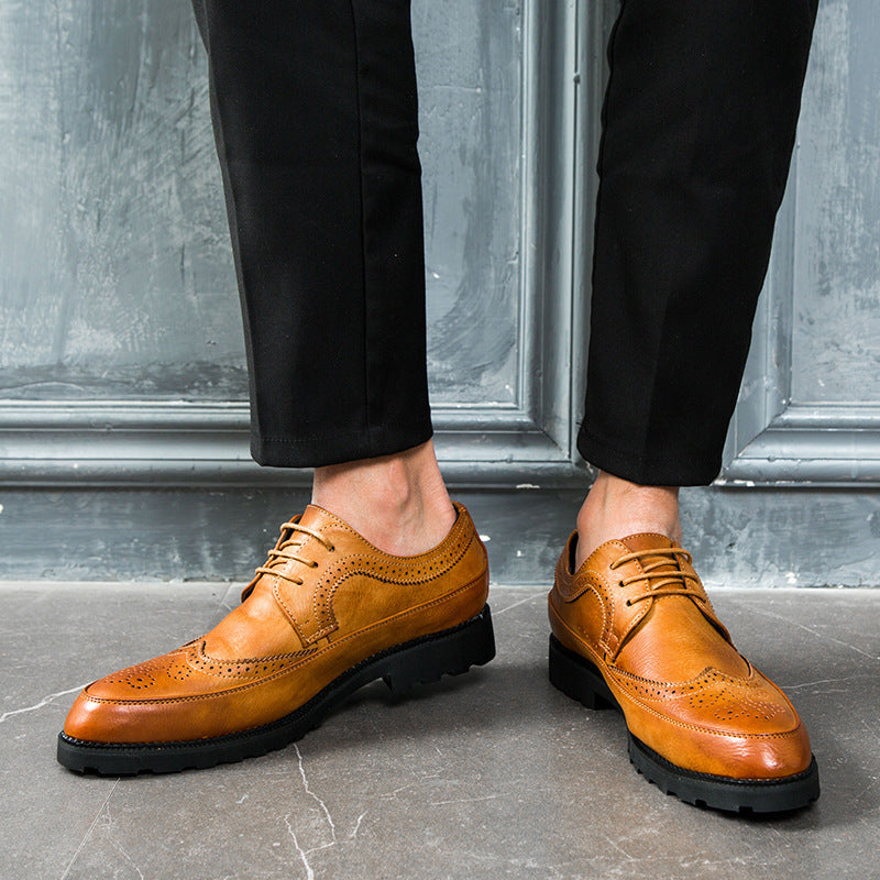 Summer men's shoes British Bullock shoes