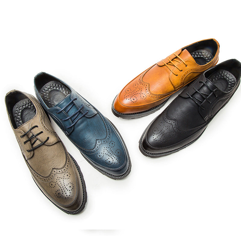 Summer men's shoes British Bullock shoes