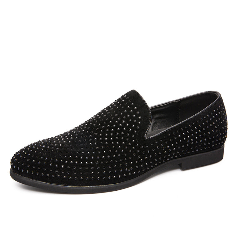 2023 Loafers Men's 46 Large Size Hairstylist Men's Shoes New Fashion Sleeve Foot Barber Men's Shoes