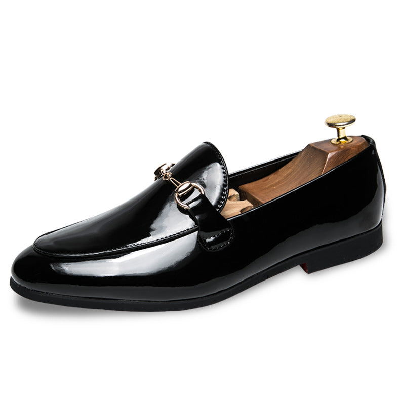 men's pointed-toe leather shoes foreign pointed-toe leather shoes men's feet trend hair stylist men's leather shoes casual