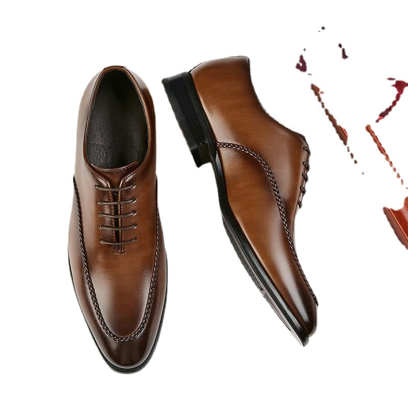 Men's business suits and office shoes Men Leather Dress Shoe