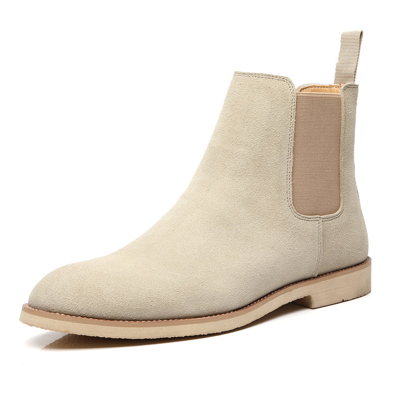 Chelsea Boots Men's Large Size 45 46 Supply Genuine Leather Autumn and Winter Men's Boots British Martin Boots Men's