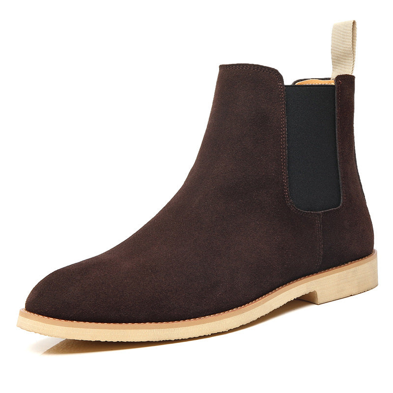 Chelsea Boots Men's Large Size 45 46 Supply Genuine Leather Autumn and Winter Men's Boots British Martin Boots Men's