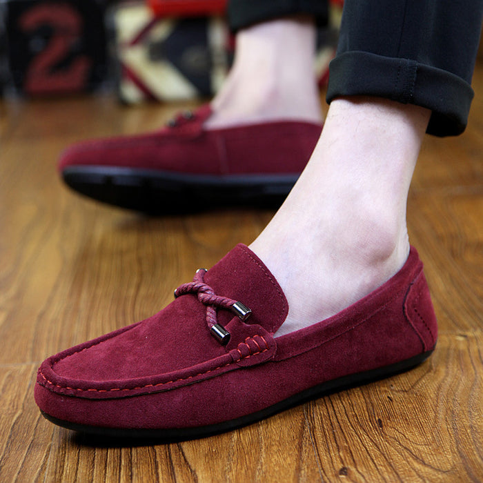 Korean version of youth riding shoes hot men lazy shoes