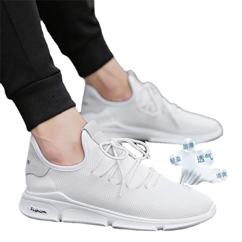 canvas student shoes men sneaker lace up casual shoes