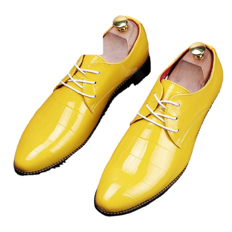 men's business casual men's shoes England increased groom knot