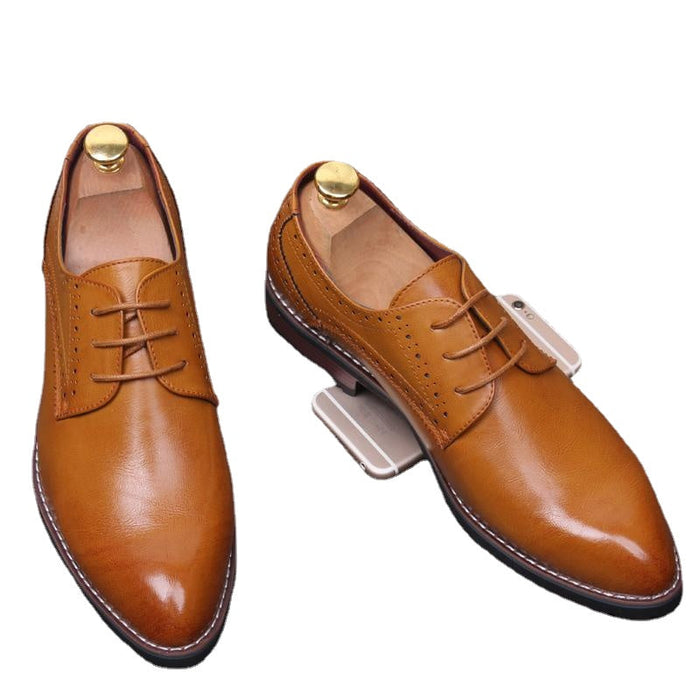 British business casual shoes wedding shoes increased men's shoes
