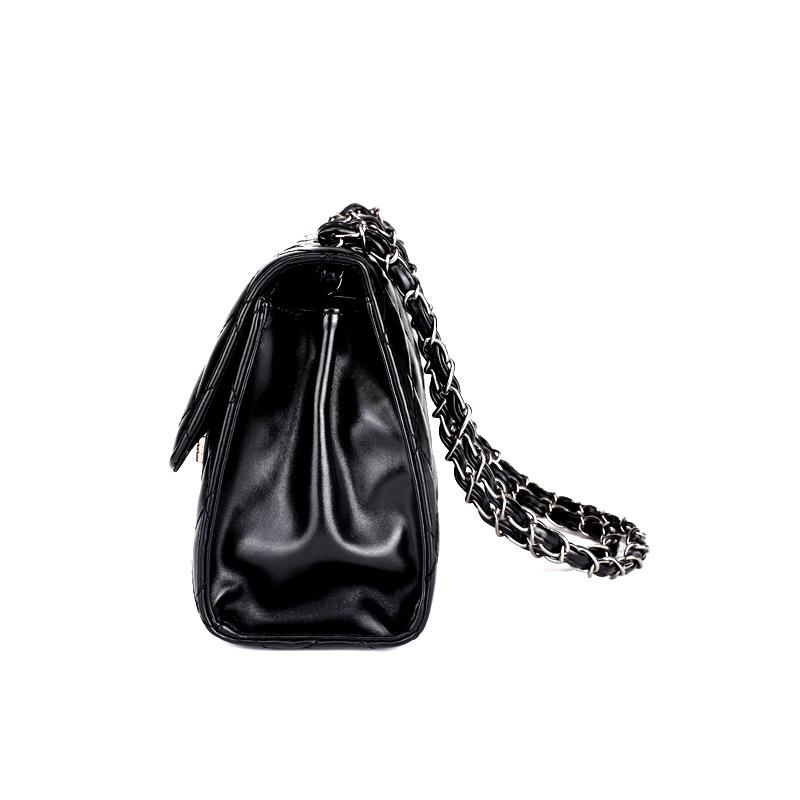 cross body bag black with chain - 2023