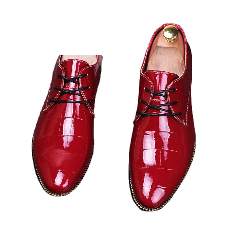 men's business casual men's shoes England increased groom knot