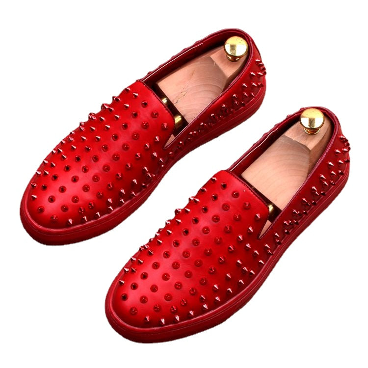Men's rivet shoes fashion casual shoes