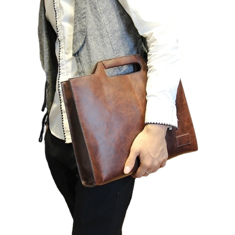 youth messenger bag men's leisure business briefcase tide