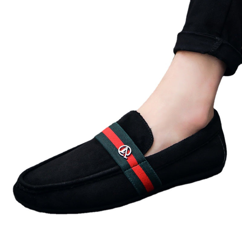 Black gucci shoes on feet Clearance