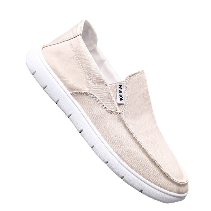 Xuanpin hot style men's shoes slip-on old Beijing cloth shoes over feet lazy shoes men's casual canvas shoes breathable sneakers