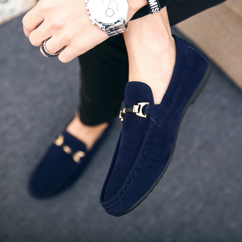 Spring casual shoes tide shoes men's fashion peas shoes men's lazy shoes set foot trend a pedal men's shoes